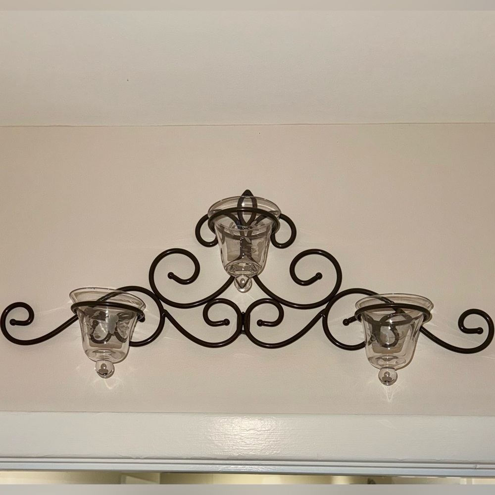Princess House Metal Iron Wall Sconce